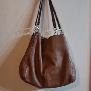Coach Brown Leather Shoulder Bag